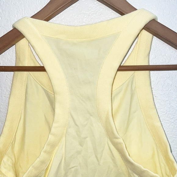 Adidas Originals Almost Yellow Cropped Lightweight Raceback Tank Top NEW - Picture 11 of 11